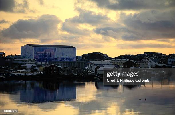 balstad harbor - king harald v and queen sonja of norway visit turkey day 3 stockfoto's en -beelden