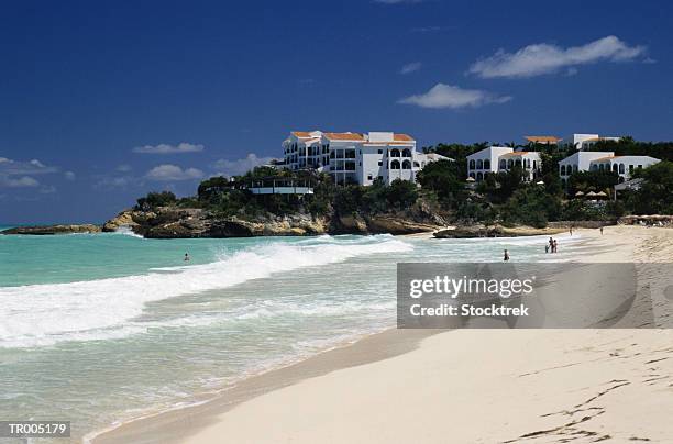 beach resort - lesser antilles stock pictures, royalty-free photos & images