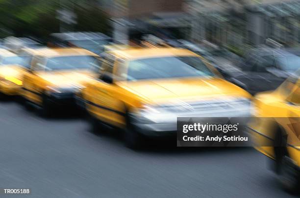 yellow cabs - andy stock pictures, royalty-free photos & images