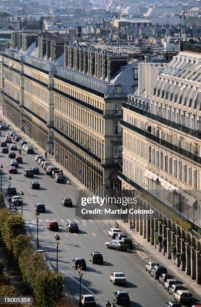 rue de rivoli in paris - martial stock pictures, royalty-free photos & images