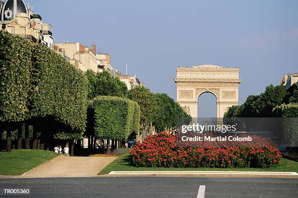 arc de triomphe - martial stock pictures, royalty-free photos & images