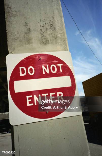 do not enter road sign - restricted area sign stock pictures, royalty-free photos & images