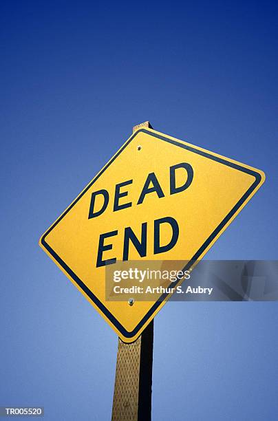 dead end sign - pope francis addresses joint meeting of u s congress stockfoto's en -beelden