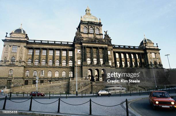 national museum, prague - steele stock pictures, royalty-free photos & images