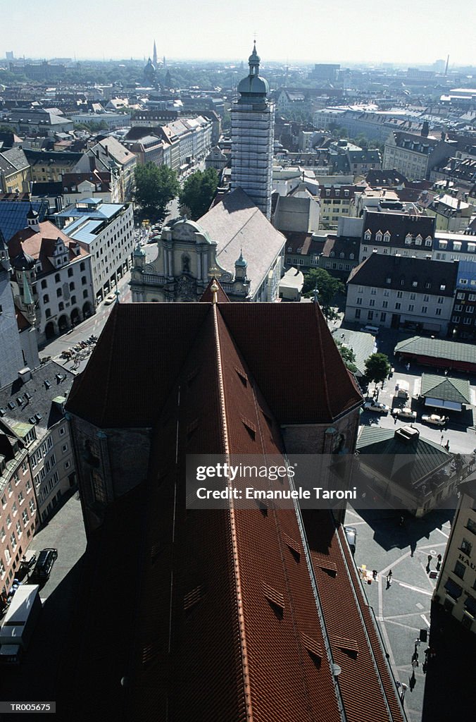 Roof of St Peter's, Munich