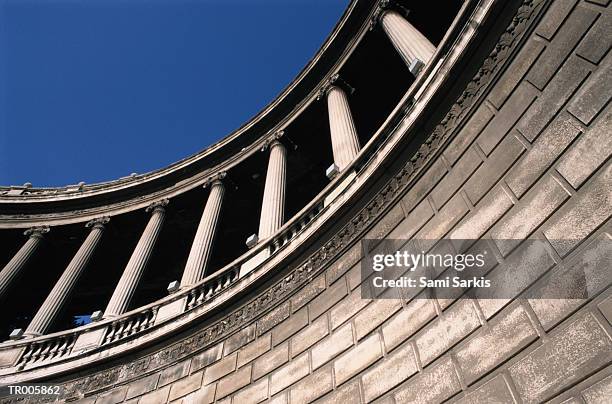 columns at the palais longchamp - bouches du rhône imagens e fotografias de stock