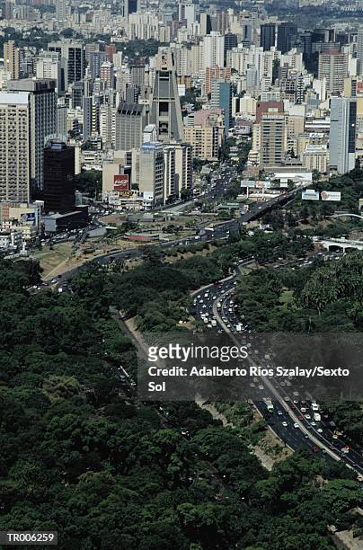 skyline of caracas - general images as xi jinping assumes chinas presidency to cement transition of power stockfoto's en -beelden