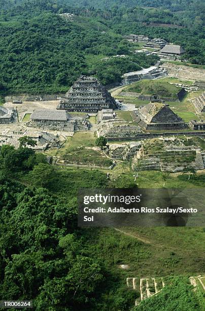 el tajin - pirâmide dos nichos imagens e fotografias de stock