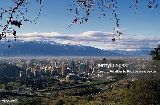 santiago - región metropolitana de santiago stockfoto's en -beelden