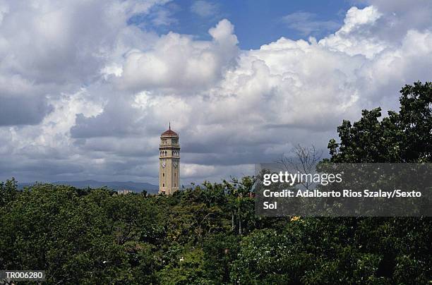 tower in san juan - greater antilles imagens e fotografias de stock