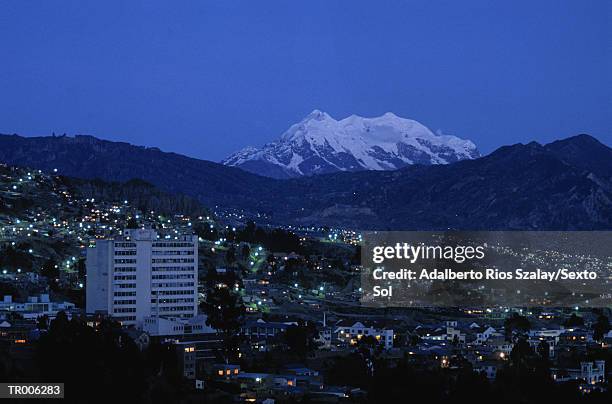 la paz - bolivian andes stock pictures, royalty-free photos & images