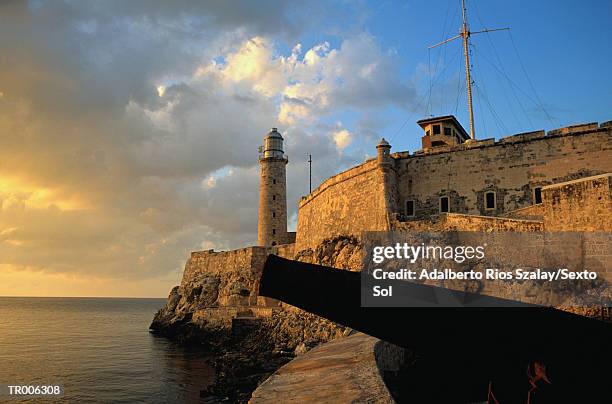 el morro fortress - greater antilles stock-fotos und bilder