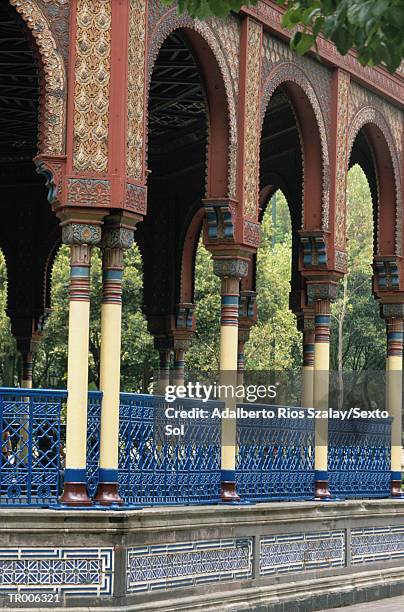 alameda santa maria la ribera - central mexico stock pictures, royalty-free photos & images