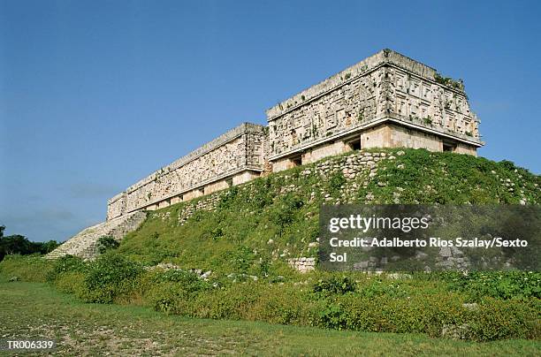 uxmal - latin american civilizations stock pictures, royalty-free photos & images