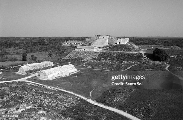 uxmal - latin american civilizations stock pictures, royalty-free photos & images