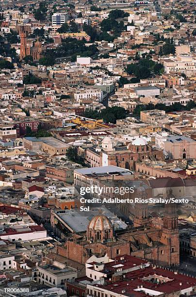 view of zacatecas - méxico central imagens e fotografias de stock