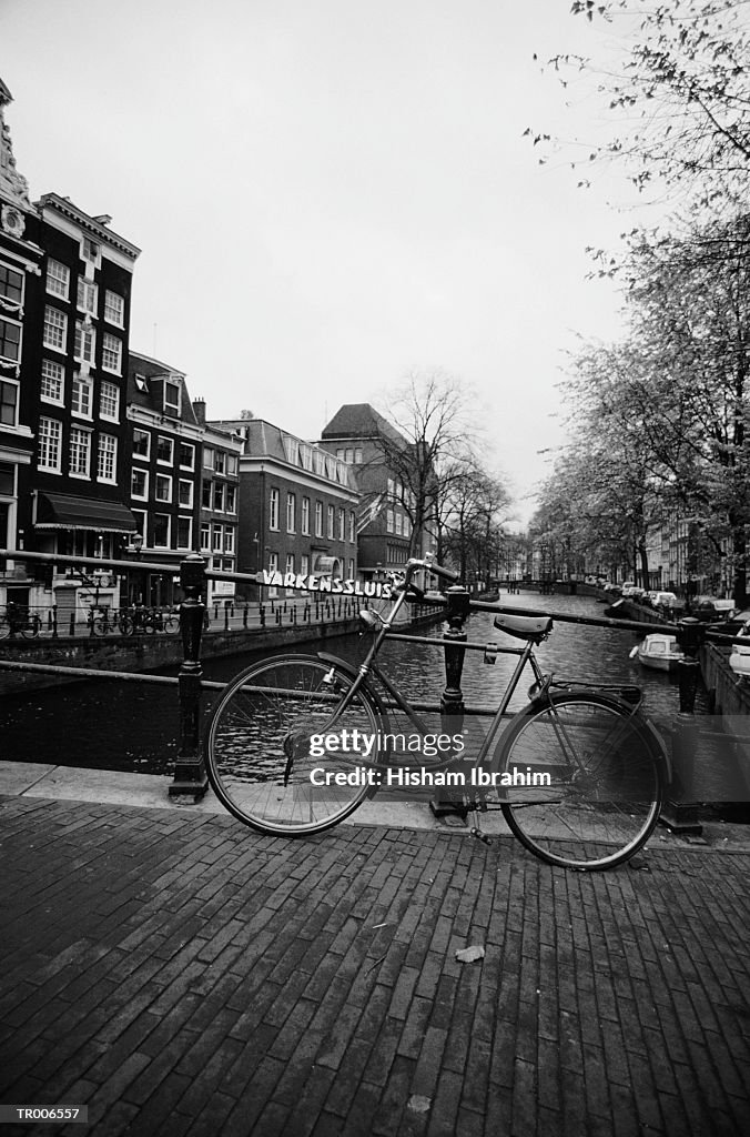 Bicycle by Railing