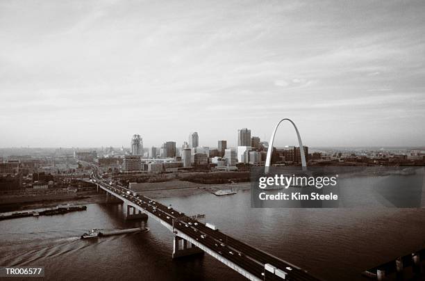 st. louis, missouri - false colored stock pictures, royalty-free photos & images