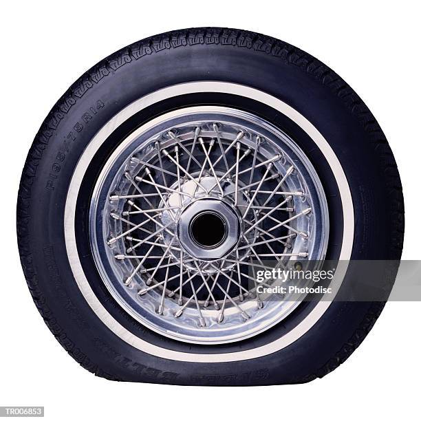 Flat Tire High-Res Stock Photo