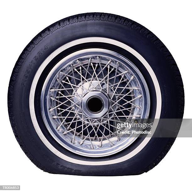 flat tire - gibbs stock pictures, royalty-free photos & images