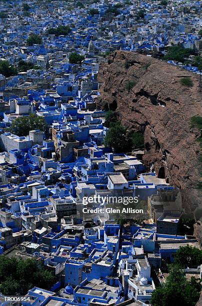 houses in jodhpur, india - allison stock pictures, royalty-free photos & images