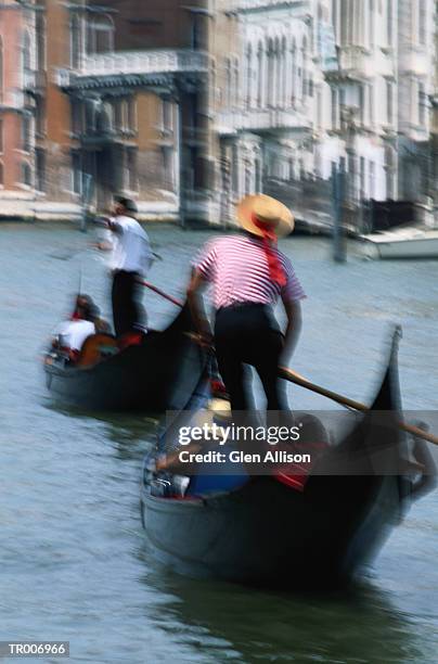 gondolas in venice, italy - allison stock pictures, royalty-free photos & images