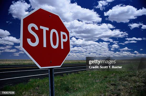 stop sign - scott stock pictures, royalty-free photos & images