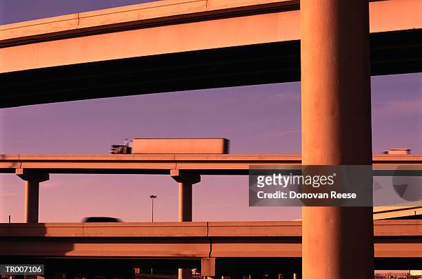 texas highway interchange - reese stockfoto's en -beelden
