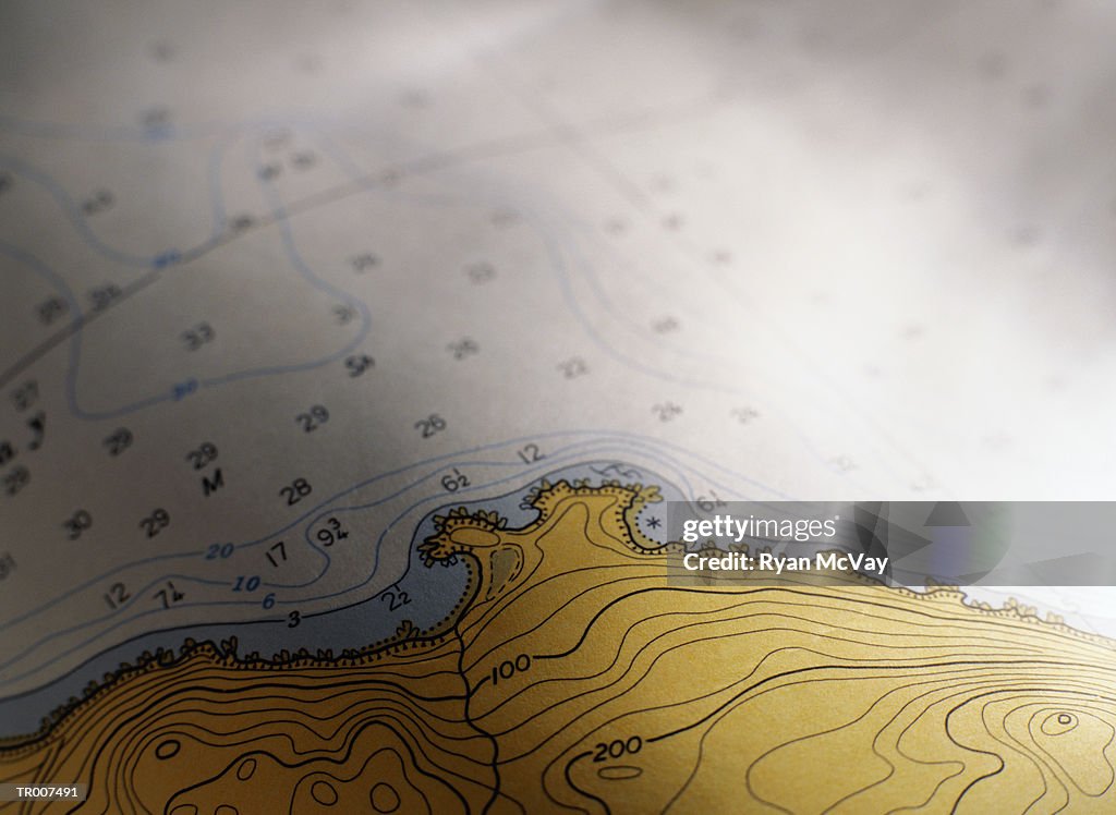 Navigational Map Graphics Navigational Chart High-Res Stock Photo - Getty Images