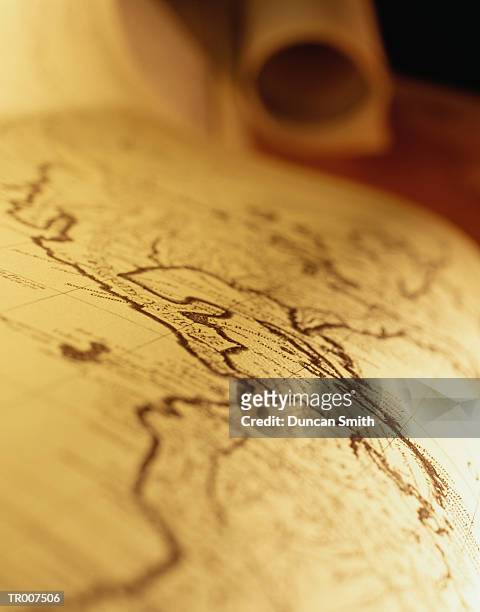 detail of a map - a stock pictures, royalty-free photos & images