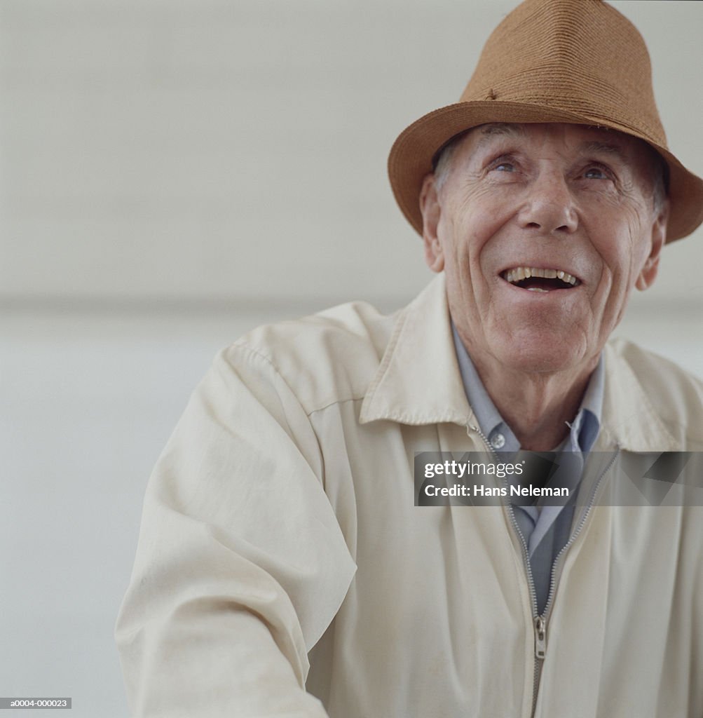 Elderly Man Smiling