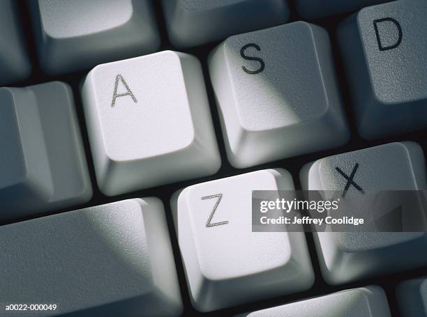 computer keys - buchstabe z stock-fotos und bilder