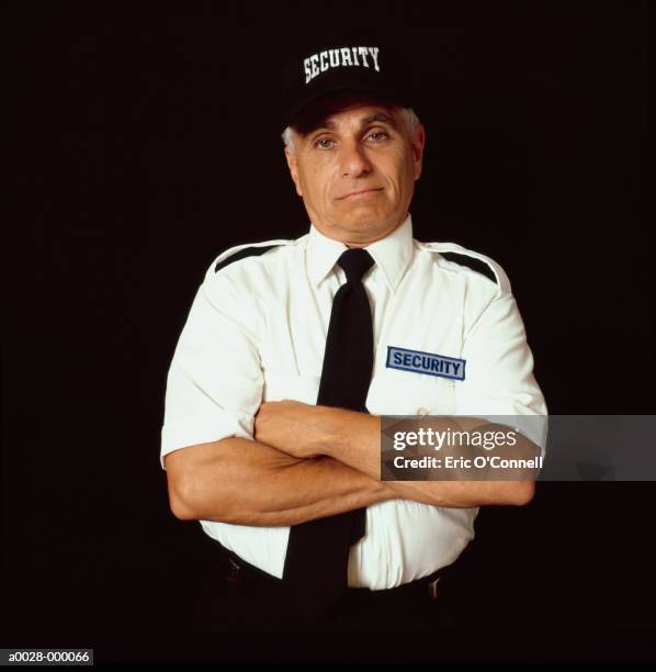 security guard - guardia de seguridad fotografías e imágenes de stock