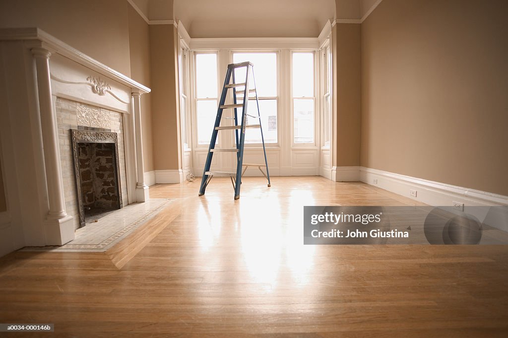 Empty Room with Ladder