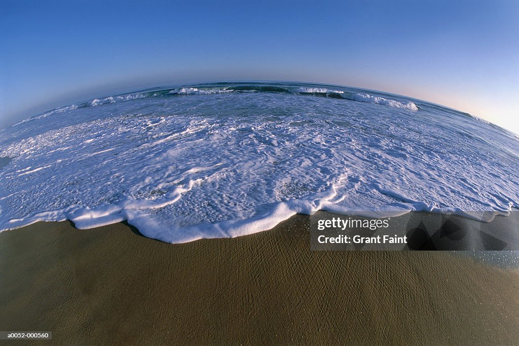 Waves on Beach