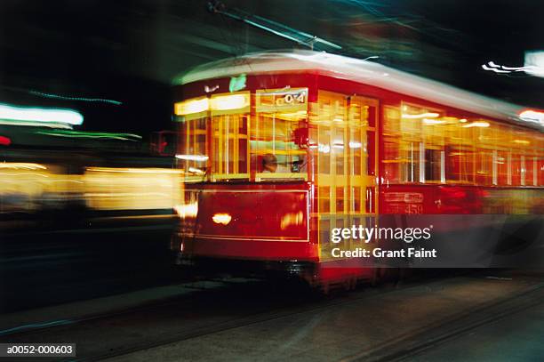 streetcar - new orleans streetcar stock pictures, royalty-free photos & images