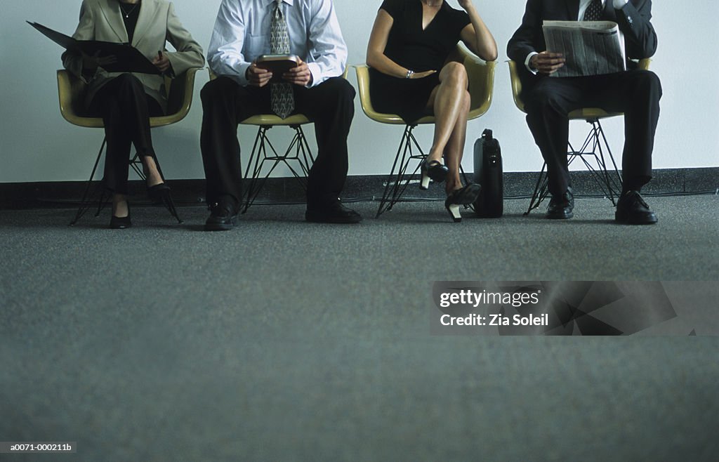 Businesspeople in Waiting Room