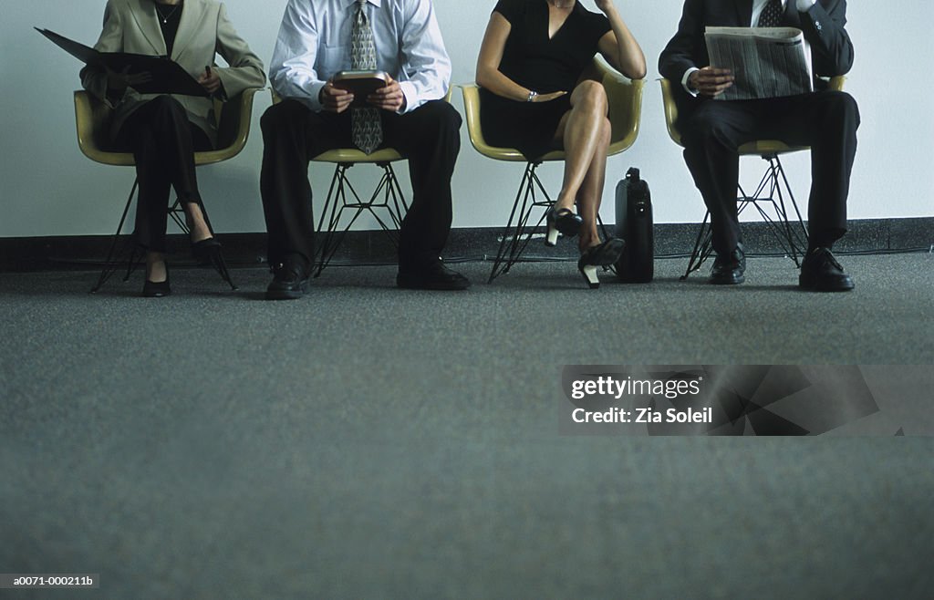 Businesspeople in Waiting Room