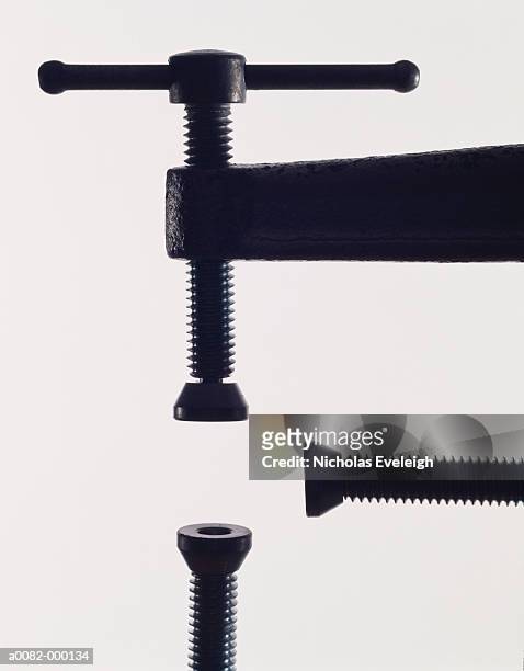 clamps in vise - vice fotografías e imágenes de stock