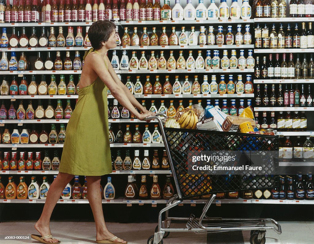 Woman in Supermarket