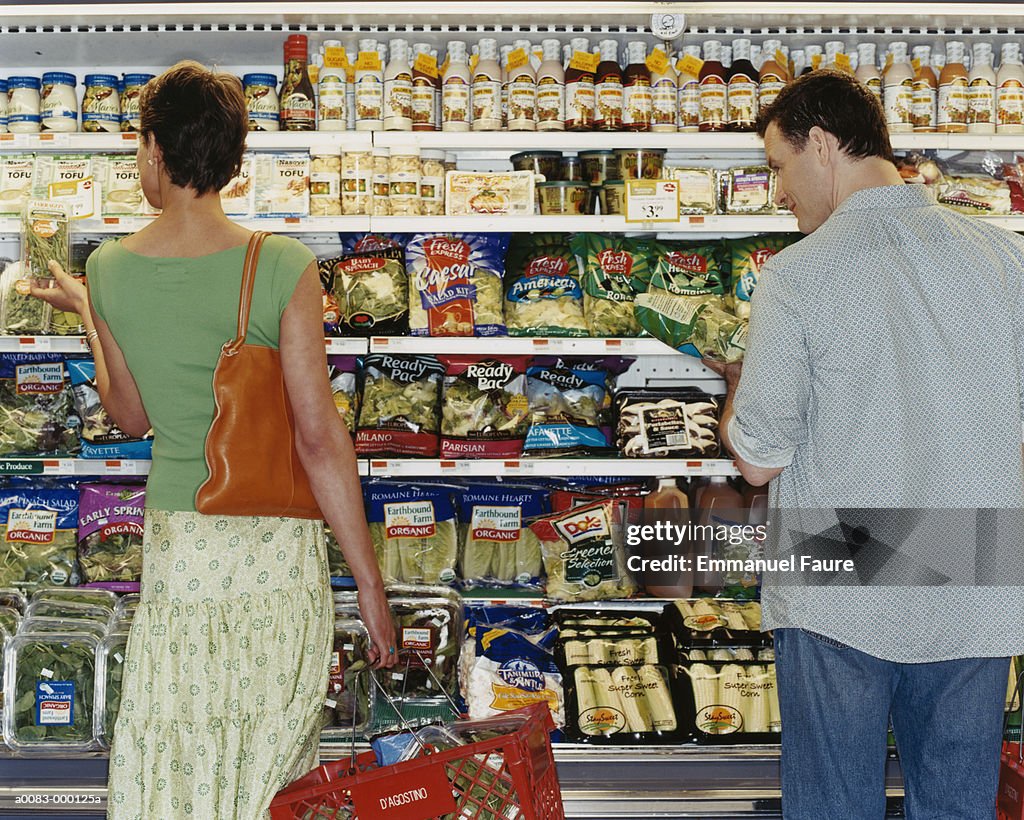 Couple in Supermarket