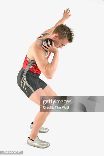 shot putter - kulstötning bildbanksfoton och bilder