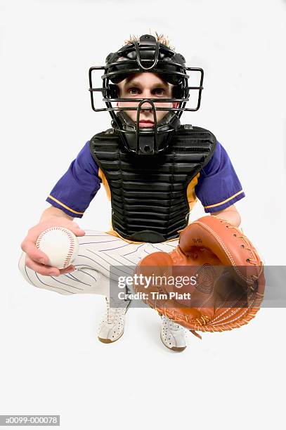 baseball catcher - baseball catcher 個照片及圖片檔