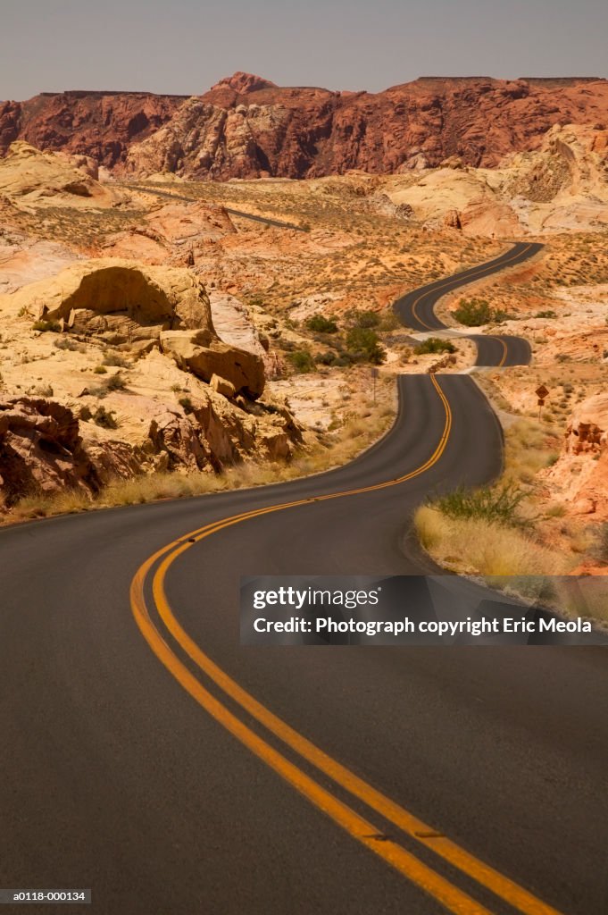 Road through Desert