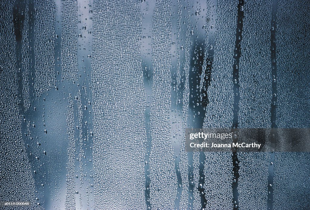 Rain Droplets on Window