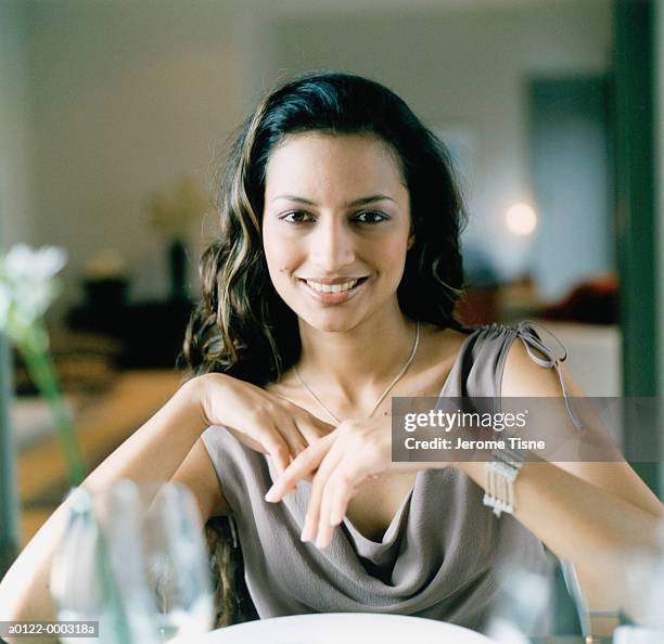 woman in restaurant - adult glamour stock pictures, royalty-free photos & images