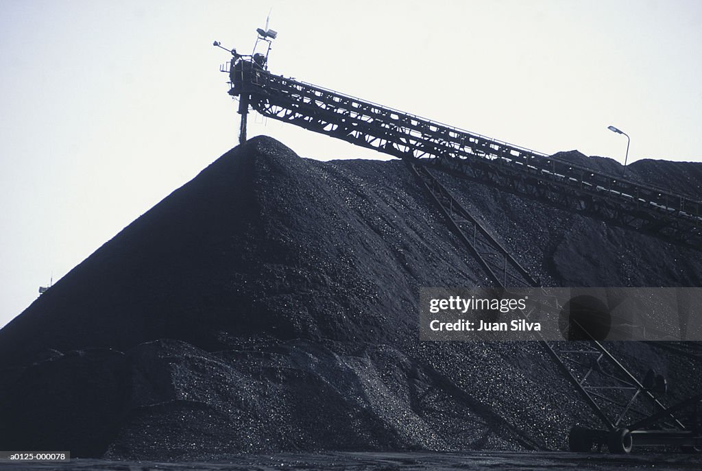 Pile of Mineral Coal