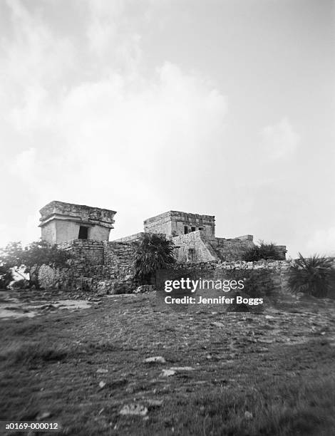 ancient mayan city ruins - ghost town stock pictures, royalty-free photos & images