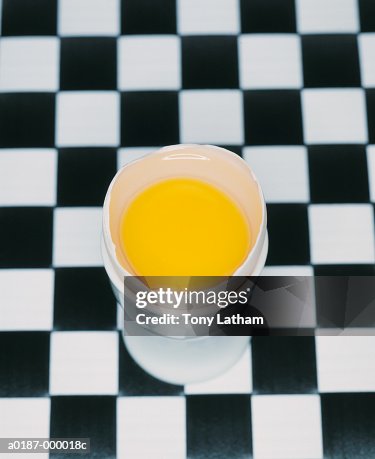 Broken Egg in Eggcup Broken Egg in Eggcup