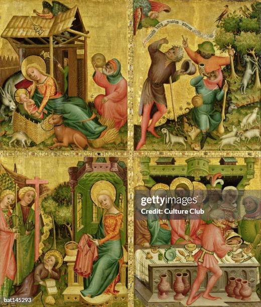 The Buxtehude Altar, right wing, 1400-10